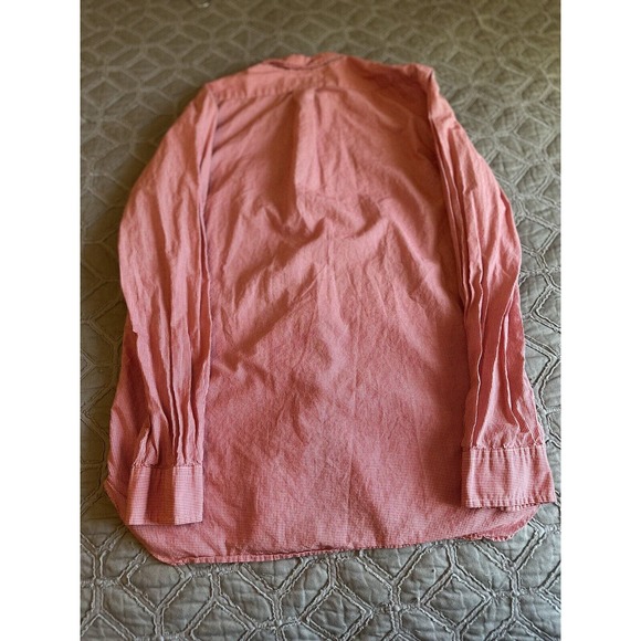 Ralph Lauren Men's Button Up, Red/White Check Medium Embroidered Yacht Club RLYC - Picture 11 of 13